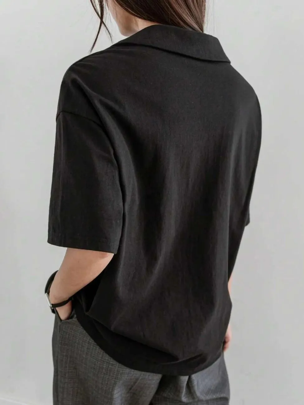 Women’s Half-Zip Polo T-Shirt