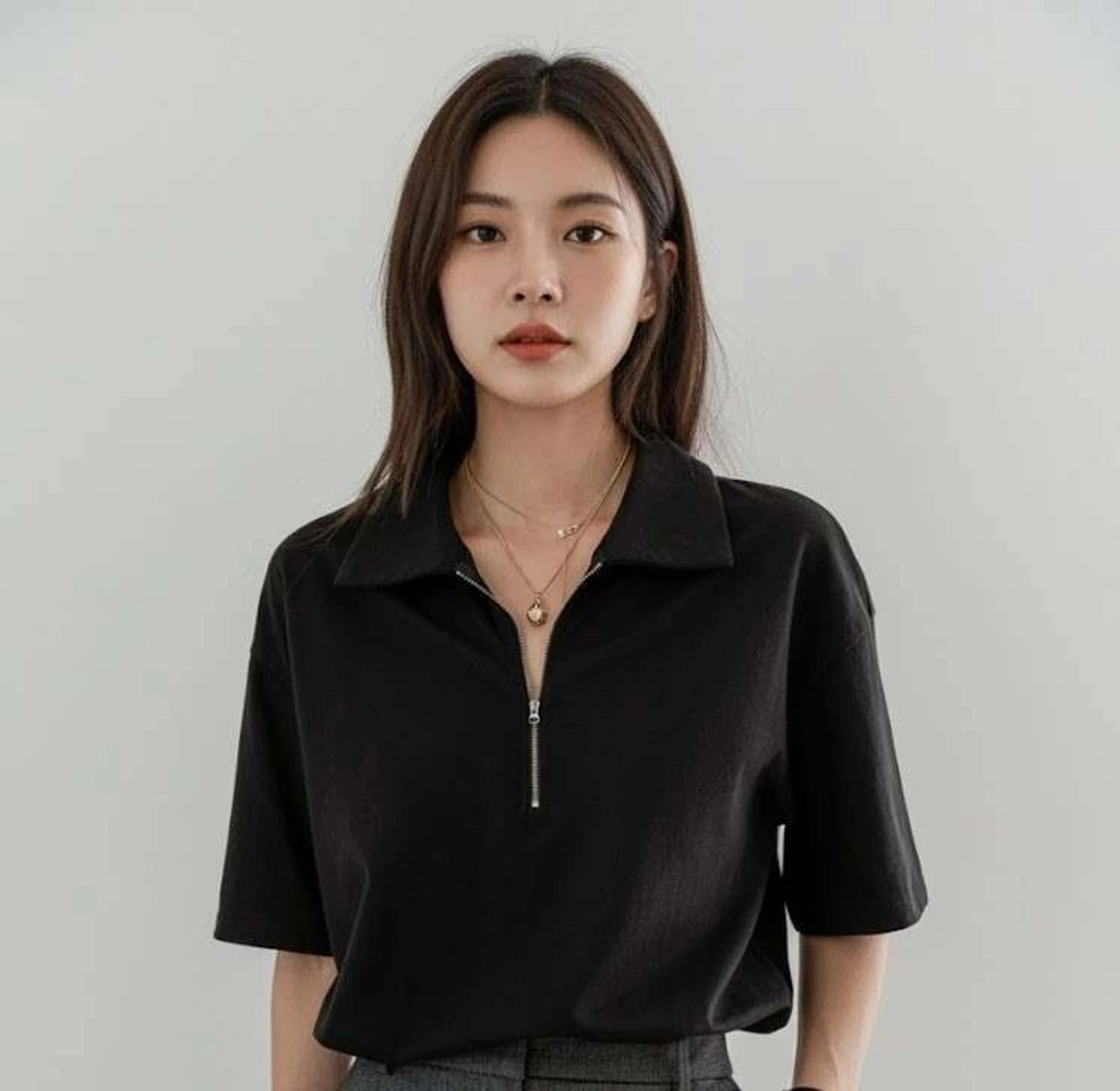 Women’s Half-Zip Polo T-Shirt