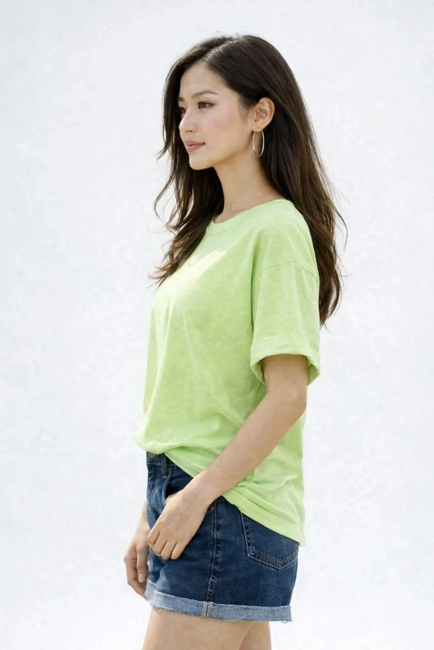 Women’s Oversized Casual T-Shirt – Soft Cotton Loose Fit Tee for Everyday Wear