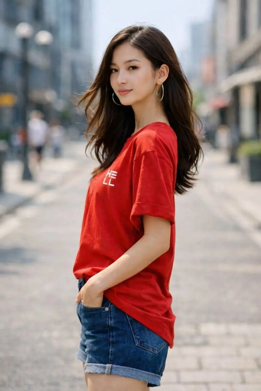 Women’s Oversized Casual T-Shirt – Soft Cotton Loose Fit Tee for Everyday Wear