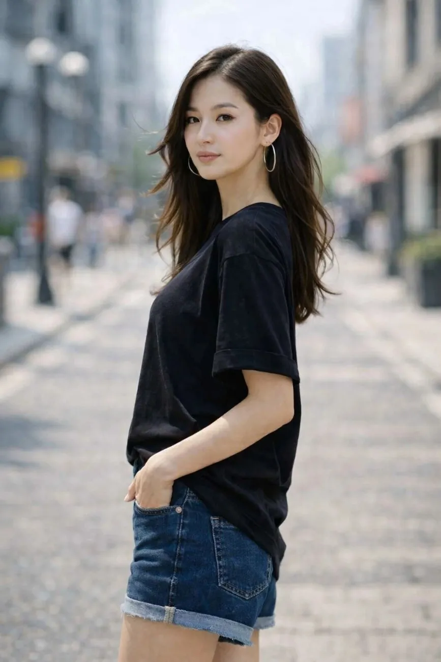 Women’s Oversized Casual T-Shirt – Soft Cotton Loose Fit Tee for Everyday Wear