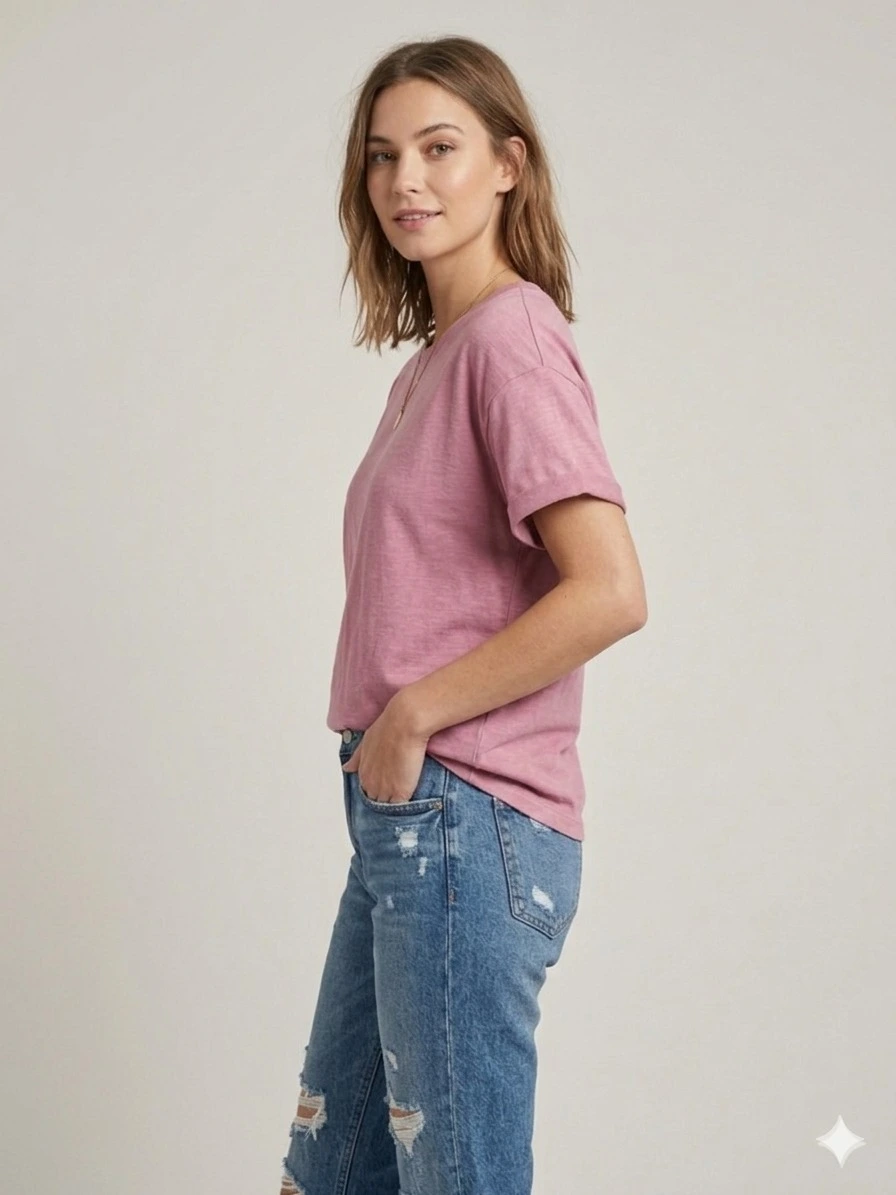 Life Is Colorful Women’s Oversized T-Shirt | Feather Graphic Casual Tee