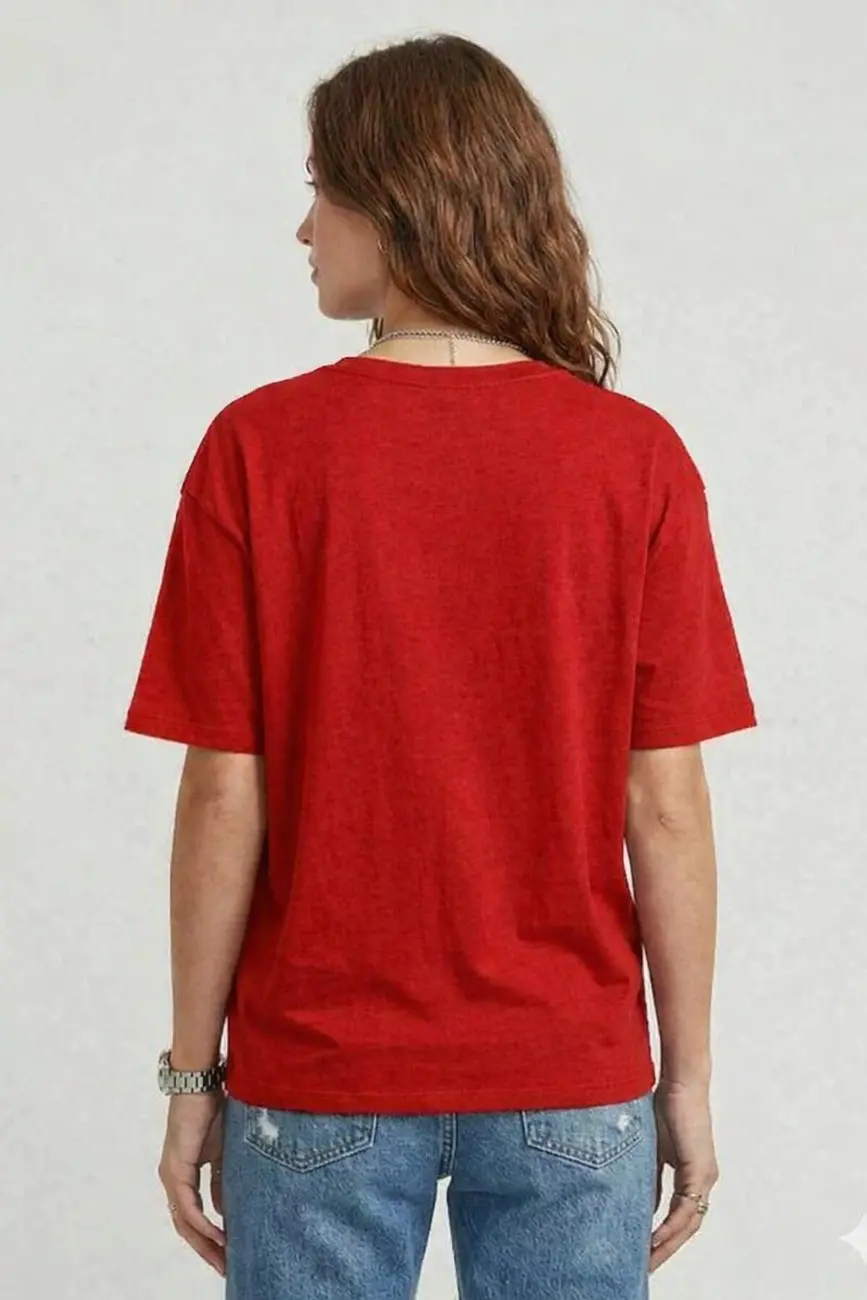 Life Is Colorful Women’s Oversized T-Shirt | Feather Graphic Casual Tee
