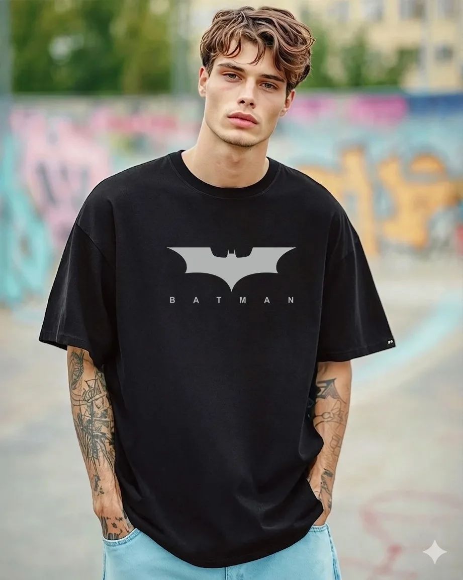 Men's Batman Oversized Graphic T-Shirt |...