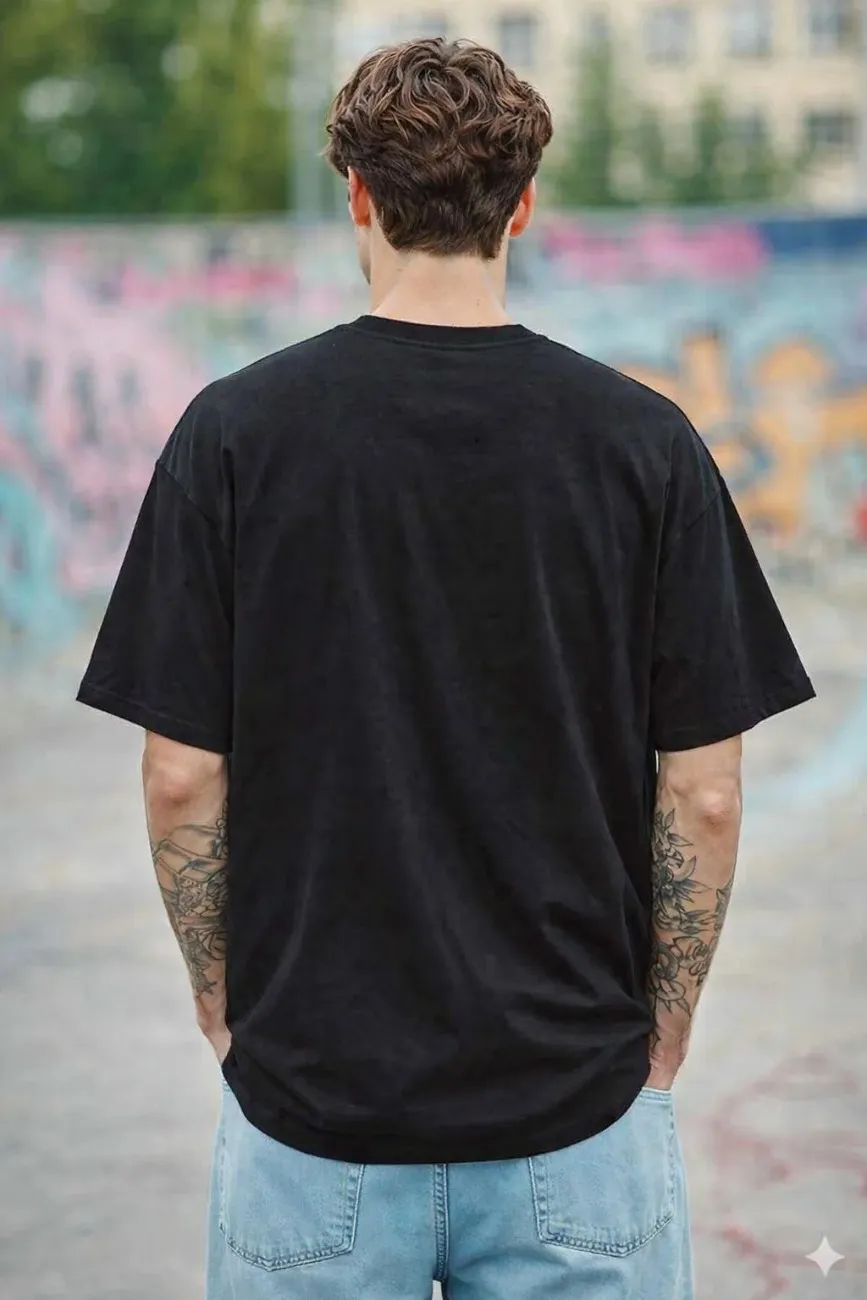 Men's Batman Oversized Graphic T-Shirt | Casual Cotton Tee