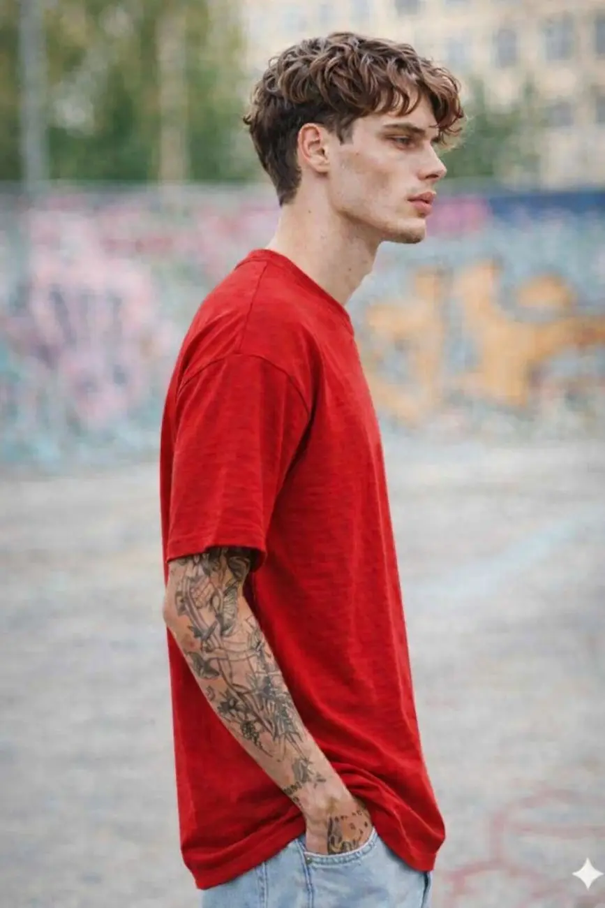 Men's Batman Oversized Graphic T-Shirt | Casual Cotton Tee