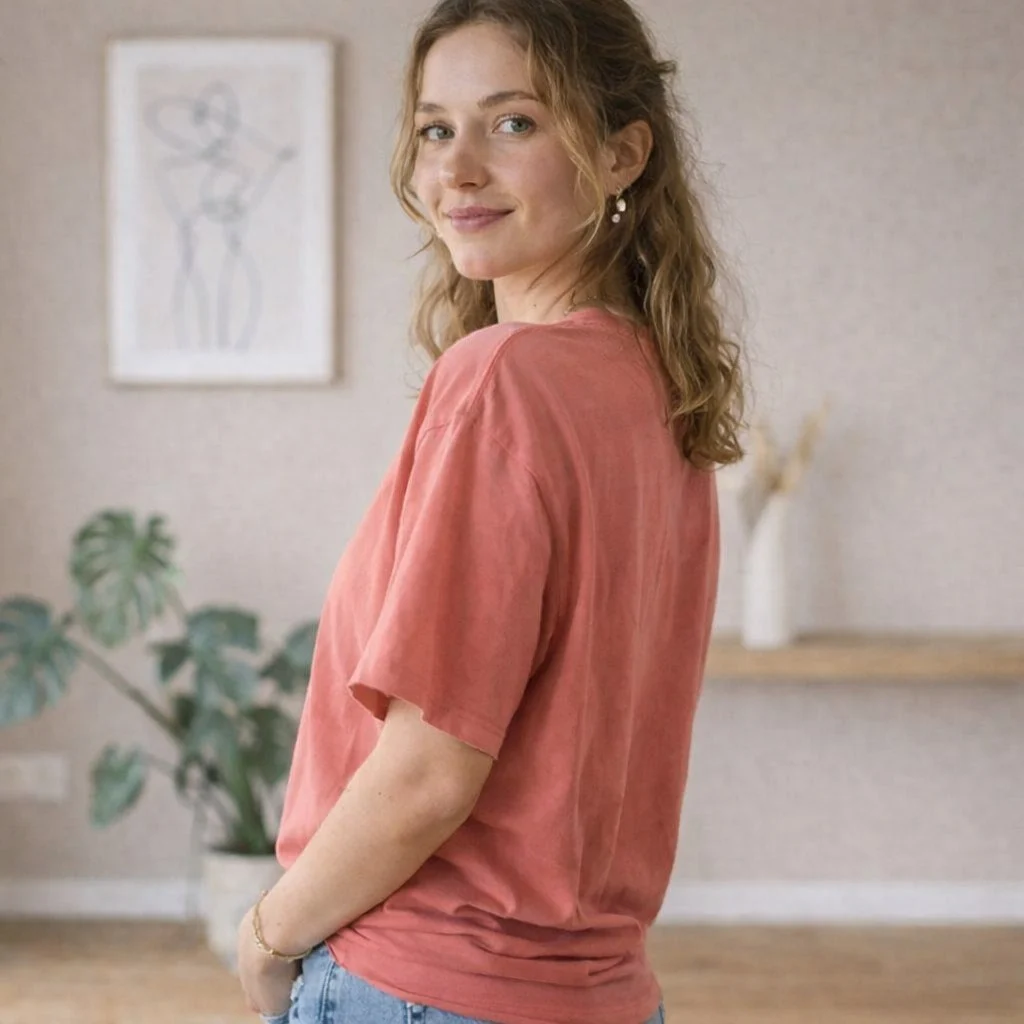 California Sunrise Oversized T-Shirt for Women | Casual Graphic Cotton Tee