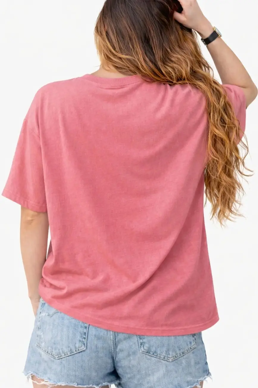 Women’s Oversized T-Shirt – Casual Loose Fit Half Sleeve Cotton Tee for Women