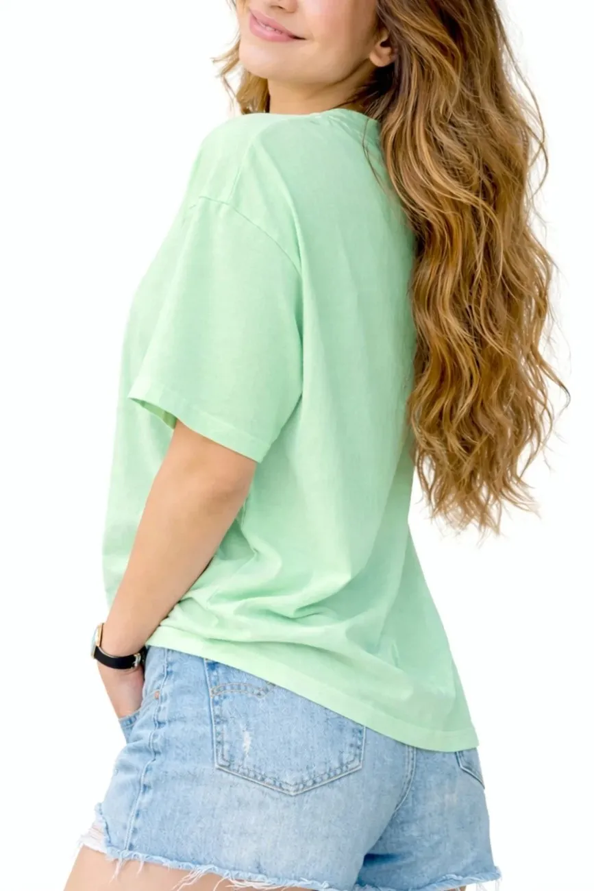 Women’s Oversized T-Shirt – Casual Loose Fit Half Sleeve Cotton Tee for Women