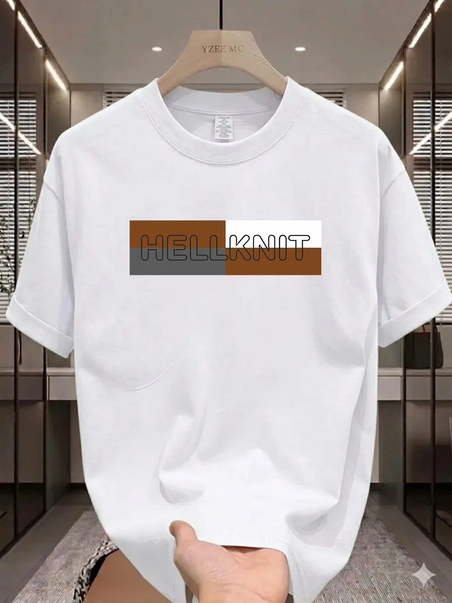 Men's Graphic Printed Cotton T-Shirt | Casual Round Neck Half Sleeve Regular Fit Tee