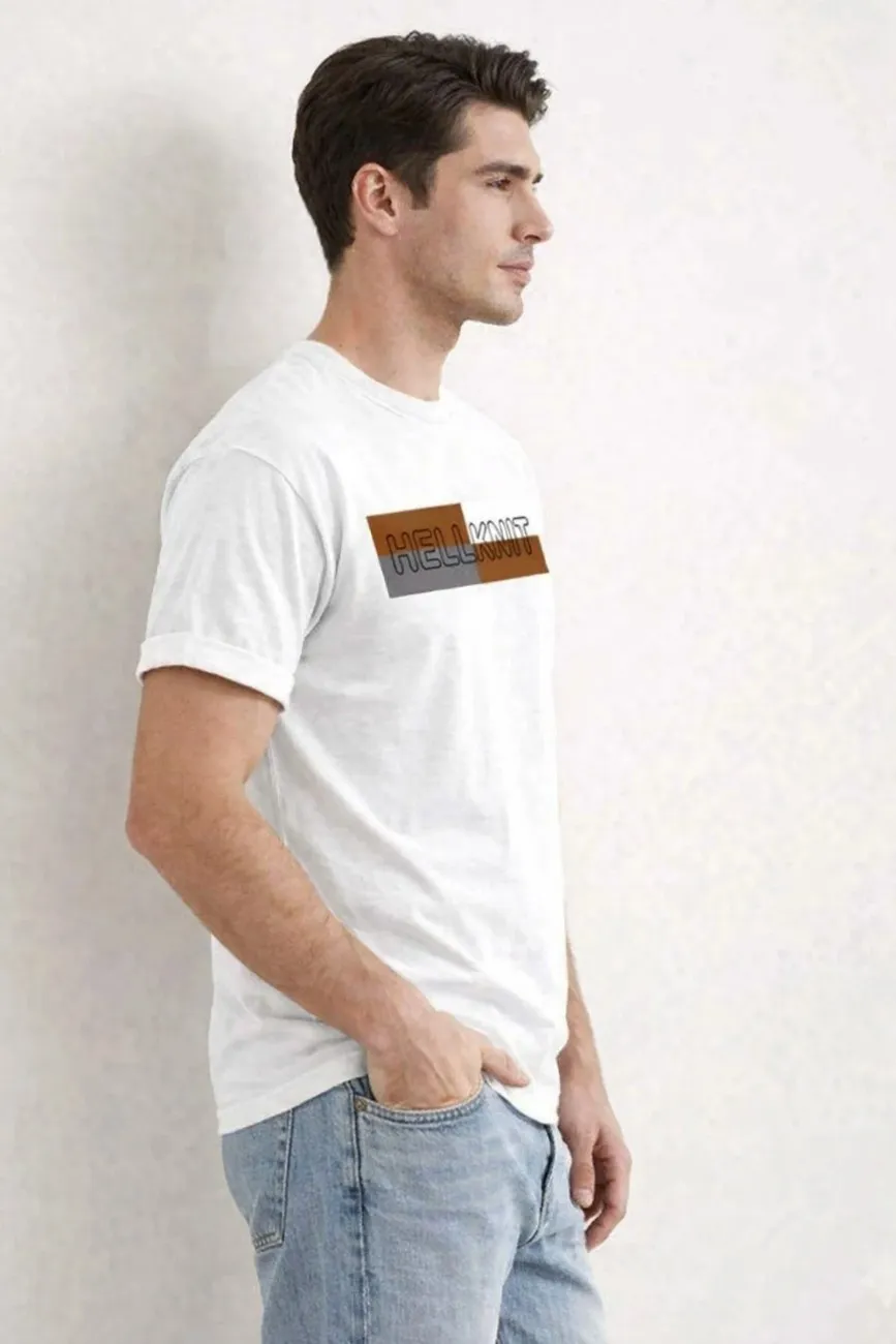 Men's Graphic Printed Cotton T-Shirt | Casual Round Neck Half Sleeve Regular Fit Tee