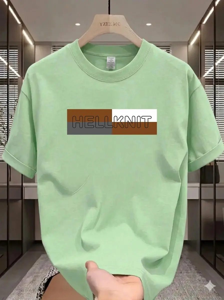 Men's Graphic Printed Cotton T-Shirt | Casual Round Neck Half Sleeve Regular Fit Tee