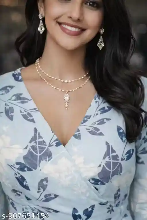 Women’s Blue Floral Printed Mini Dress with Corset Fit Waist, V-Neck Wrap Style, Long Sleeves, Fit & Flare Short Dress, Party Wear Western Outfit for Women, Cocktail Dress, Date Night, Birthday, Club Wear
