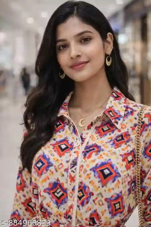 Effortlessly Elegant Printed Cotton Co-ord Set with Belted Kurti and Relaxed Fit Pants for Everyday Comfort and Modern Styling