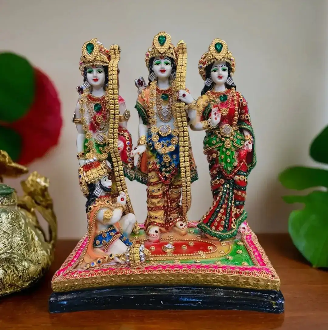Premium Shri Ram Darbar Murti for Pooja Room, Home & Office Décor