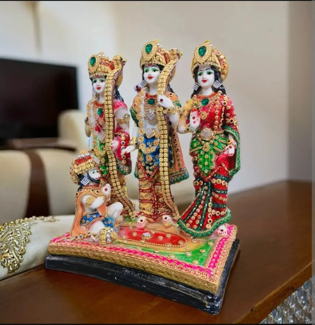 Premium Shri Ram Darbar Murti for Pooja Room, Home & Office Décor