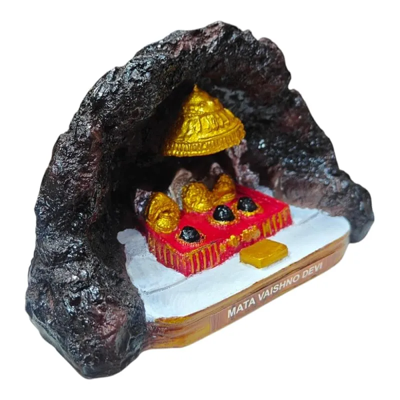 Shri Mata Vaishno Devi Bhawan Idol for Home Temple, Office & Spiritual Décor