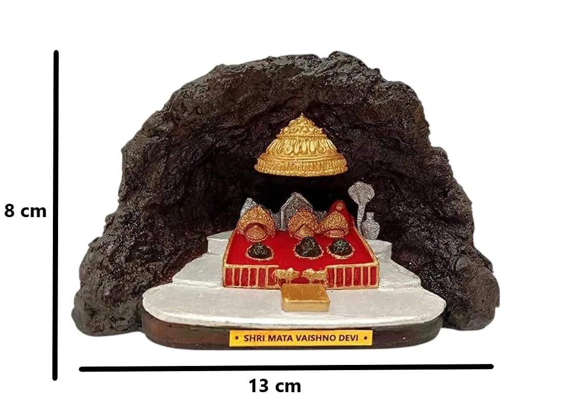 Shri Mata Vaishno Devi Bhawan Idol for Home Temple, Office & Spiritual Décor