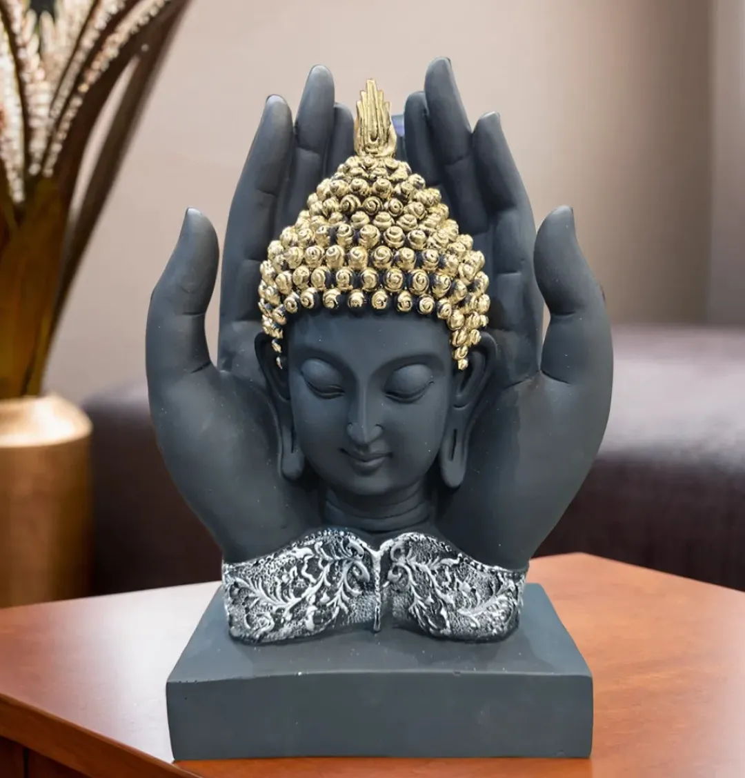 Meditating Buddha Hands Statue – Premium...