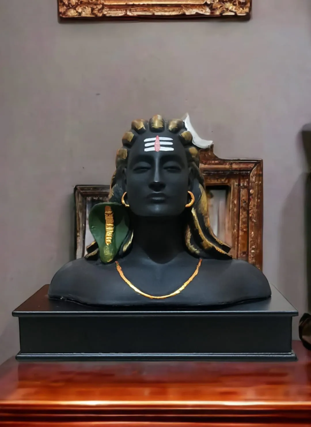 Mahadev Adiyogi Statue with Snake – Deco...