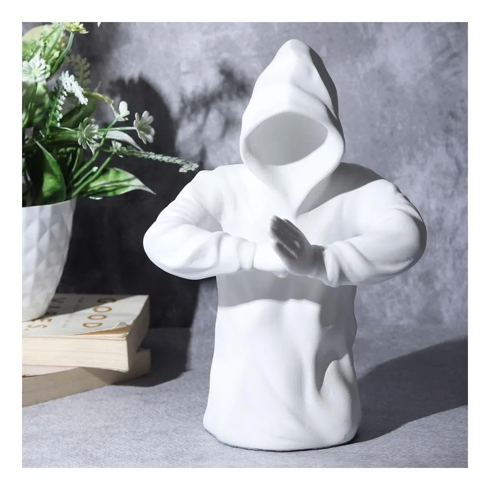Modern Faceless Hoodie Resin Statue – Ab...