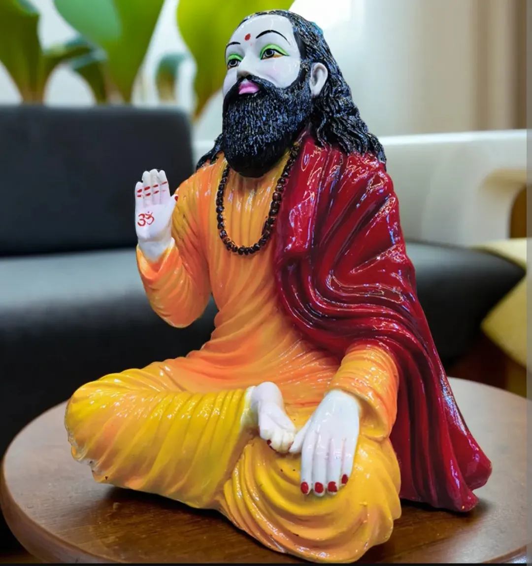 Guru Ravidas Ji Marble Murti – Divine Home Temple & Puja Décor