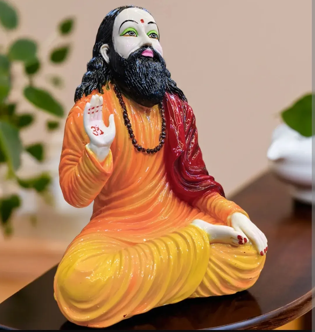 Guru Ravidas Ji Marble Murti – Divine Home Temple & Puja Décor