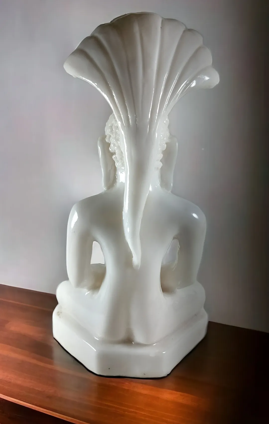 Premium White Lord Parshwanath (Parasnath) Marble Statue | Jain Tirthankar Idol for Home Temple, Puja Room & Spiritual Decor