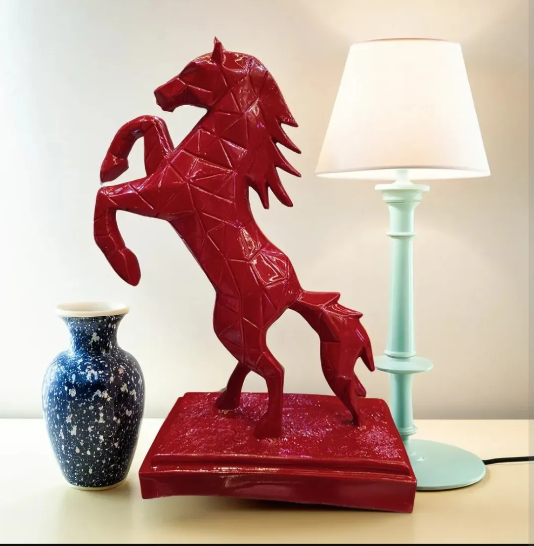 Jumping Horse Statue | Elegant Horse Res...