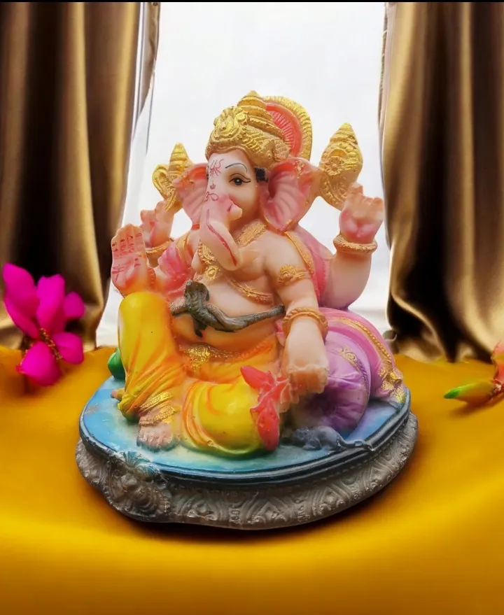 Ganesha Marble Idol | Elegant Lord Ganesha Statue for Home, Pooja Room, Office & Spiritual Décor