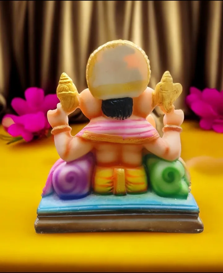 Ganesha Marble Idol | Elegant Lord Ganesha Statue for Home, Pooja Room, Office & Spiritual Décor