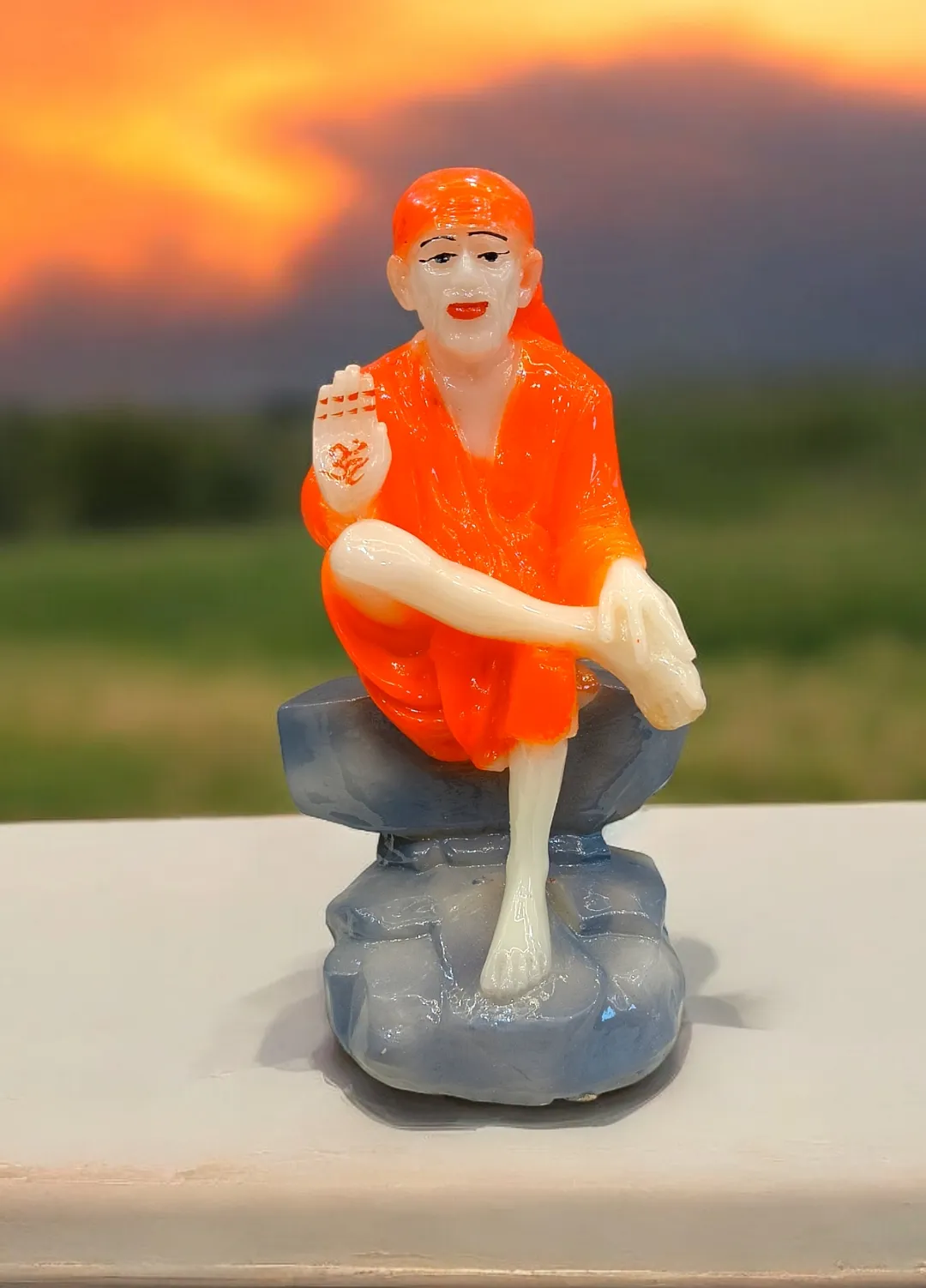 Sai Baba Marble Showpiece | Divine Shird...