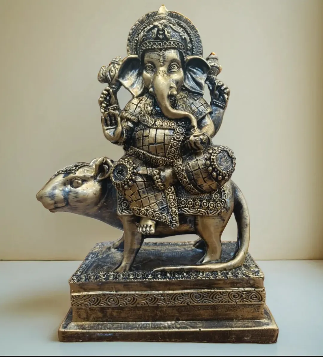 Antique Rat Ganesha Idol – Lord Ganesha...