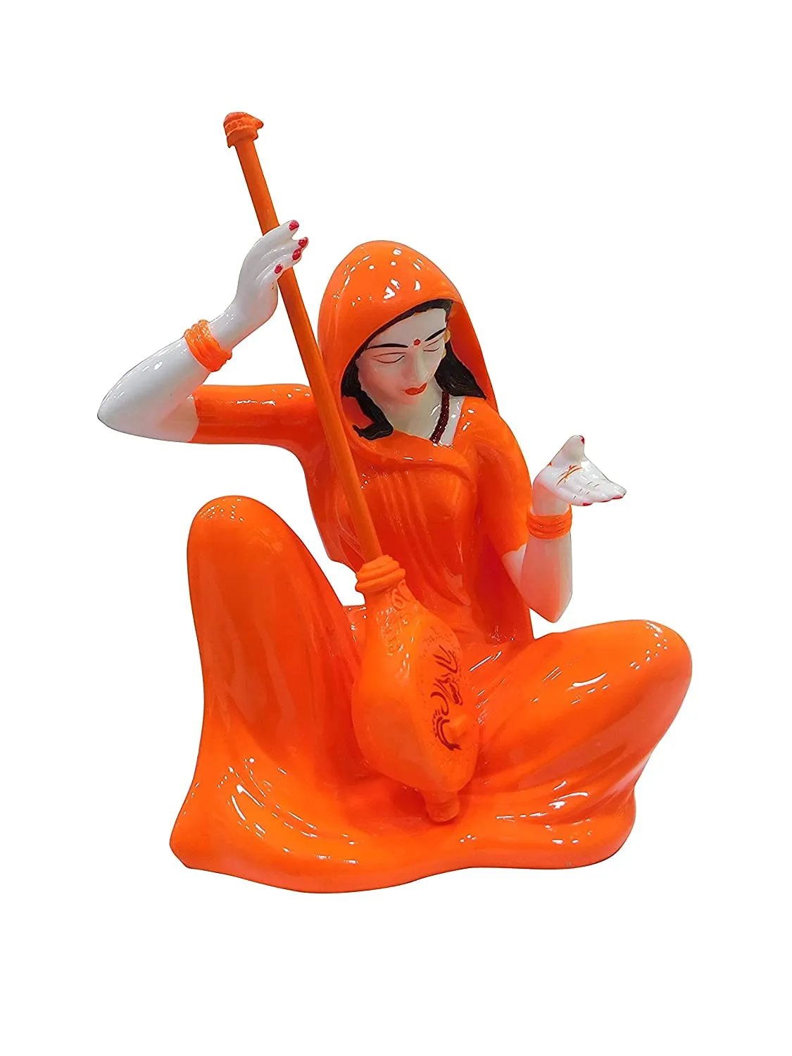 Meera Bai Big Size Resin Idol | Premium Handcrafted Decorative Statue | Spiritual Home Temple Murti | Religious Showpiece for Home, Office & Gifting