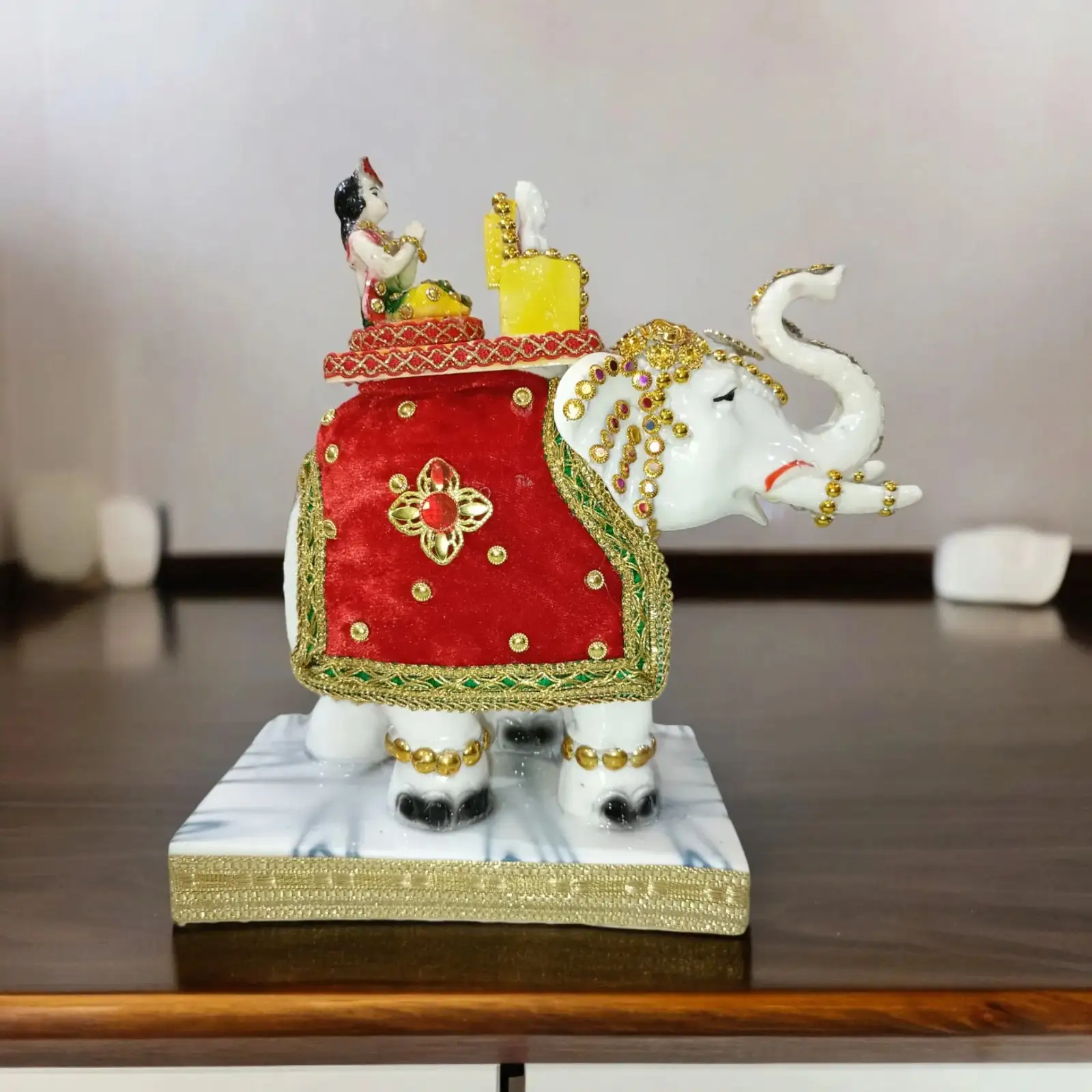 Erawat Elephant Resin Showpiece | Airava...