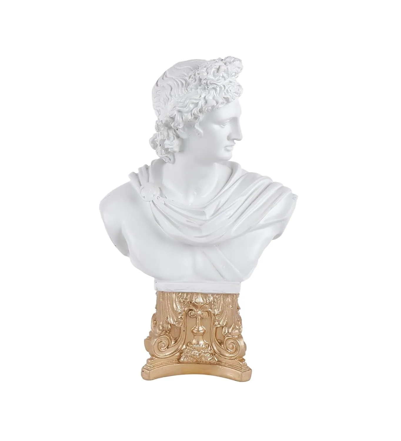 Roman Lady Resin Statue | Elegant Classical Lady Showpiece for Home & Office Décorman Lady
