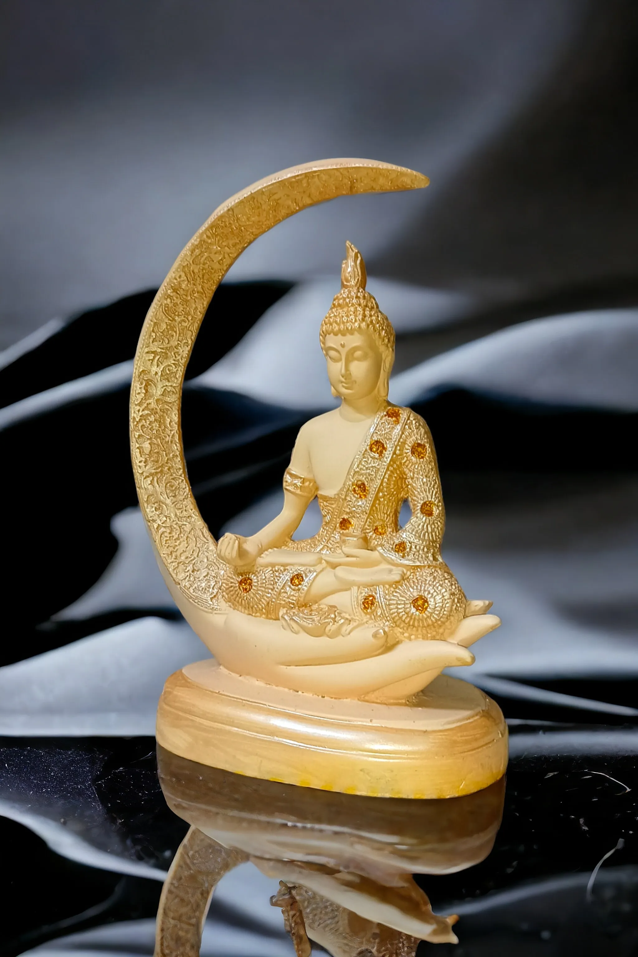 Moon Buddha Blue