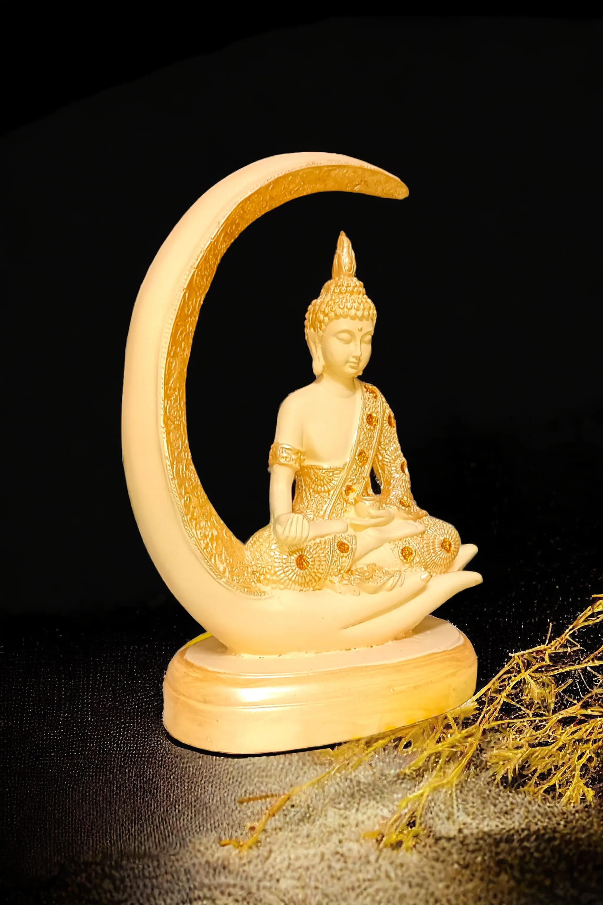 Moon Buddha Blue