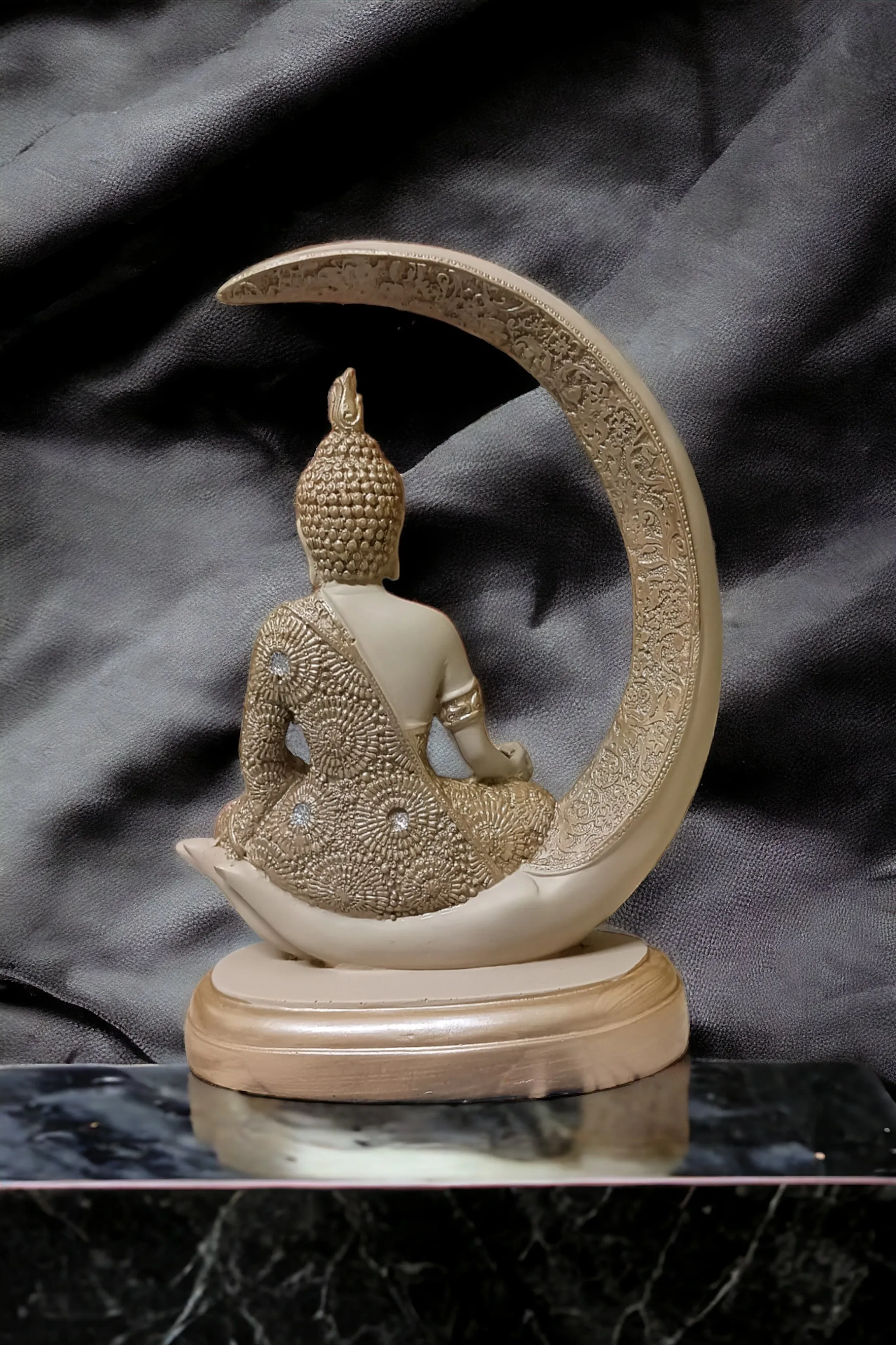 Moon Buddha Blue
