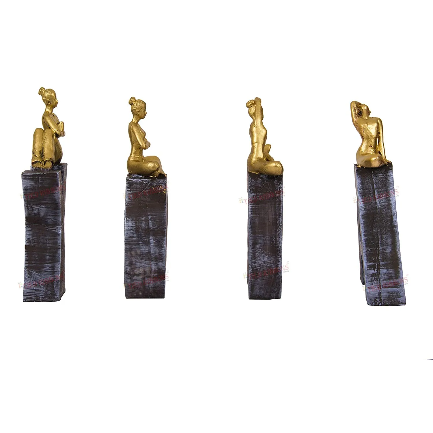 Premium Yoga Written Set Showpiece – Inspirational Decorative Yoga Décor for Home, Office & Meditation Space