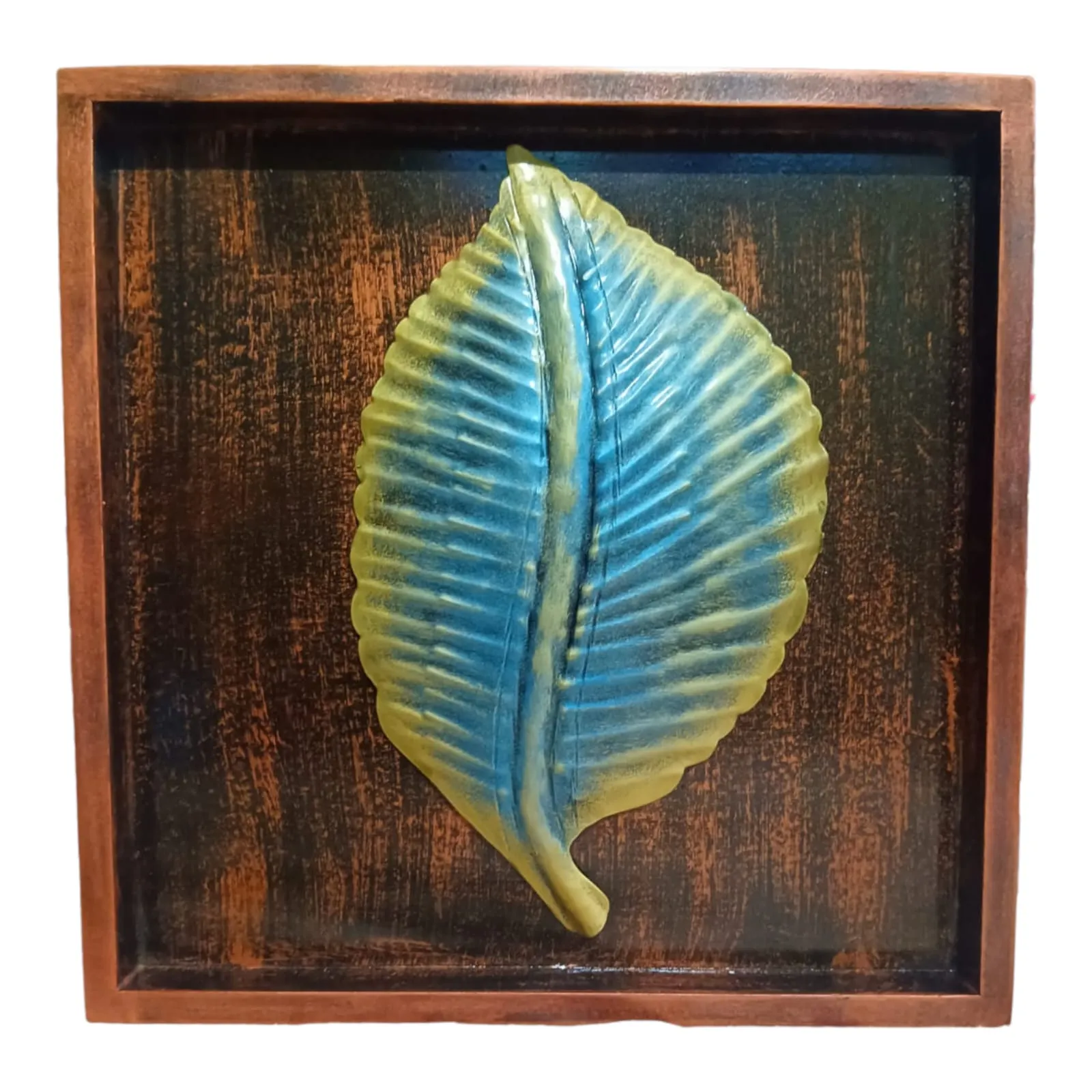 MDF Leaf Design Wall Décor – Premium Woo...