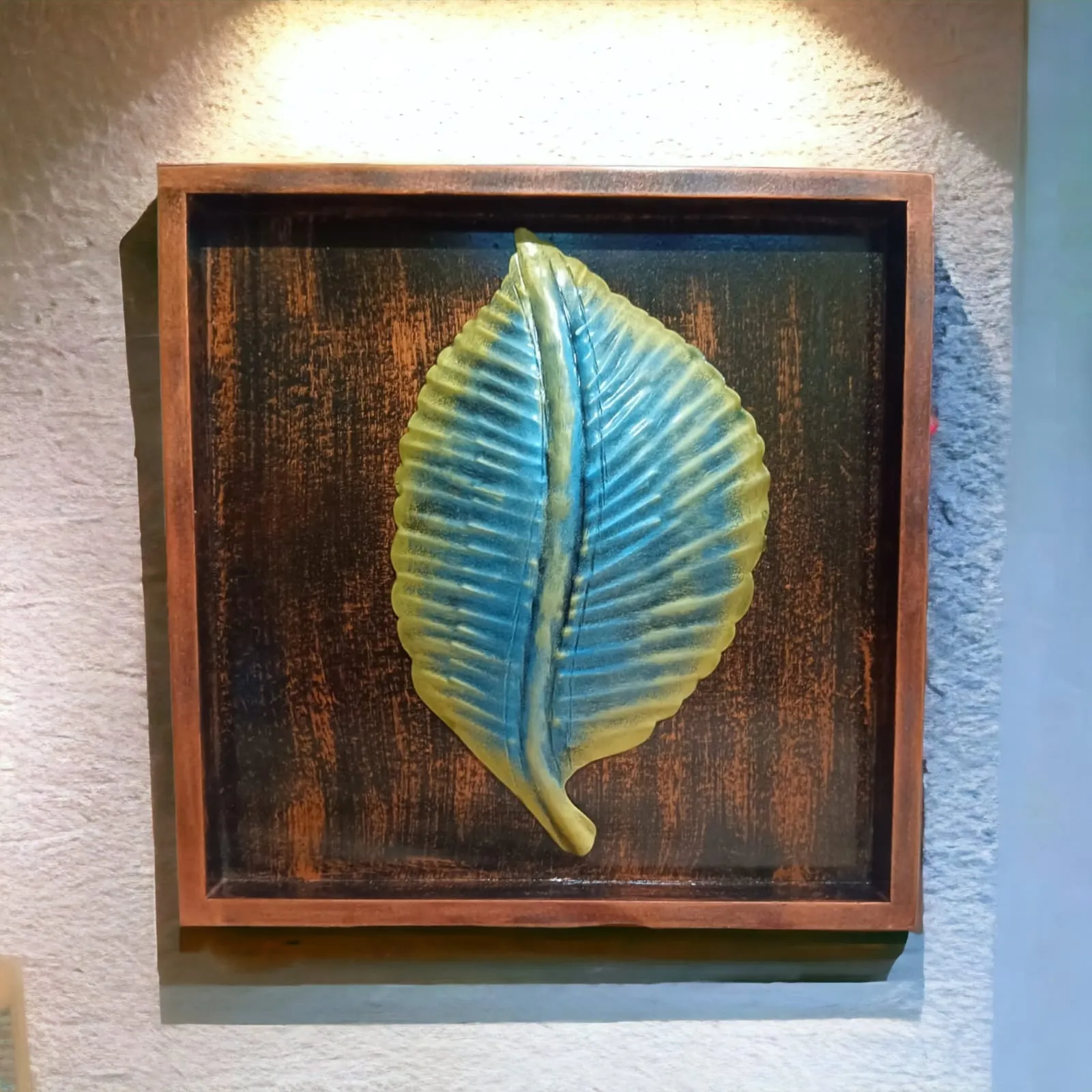 MDF Leaf Design Wall Décor – Premium Wooden Leaf Art Panel for Home, Office & Living Room Decoration