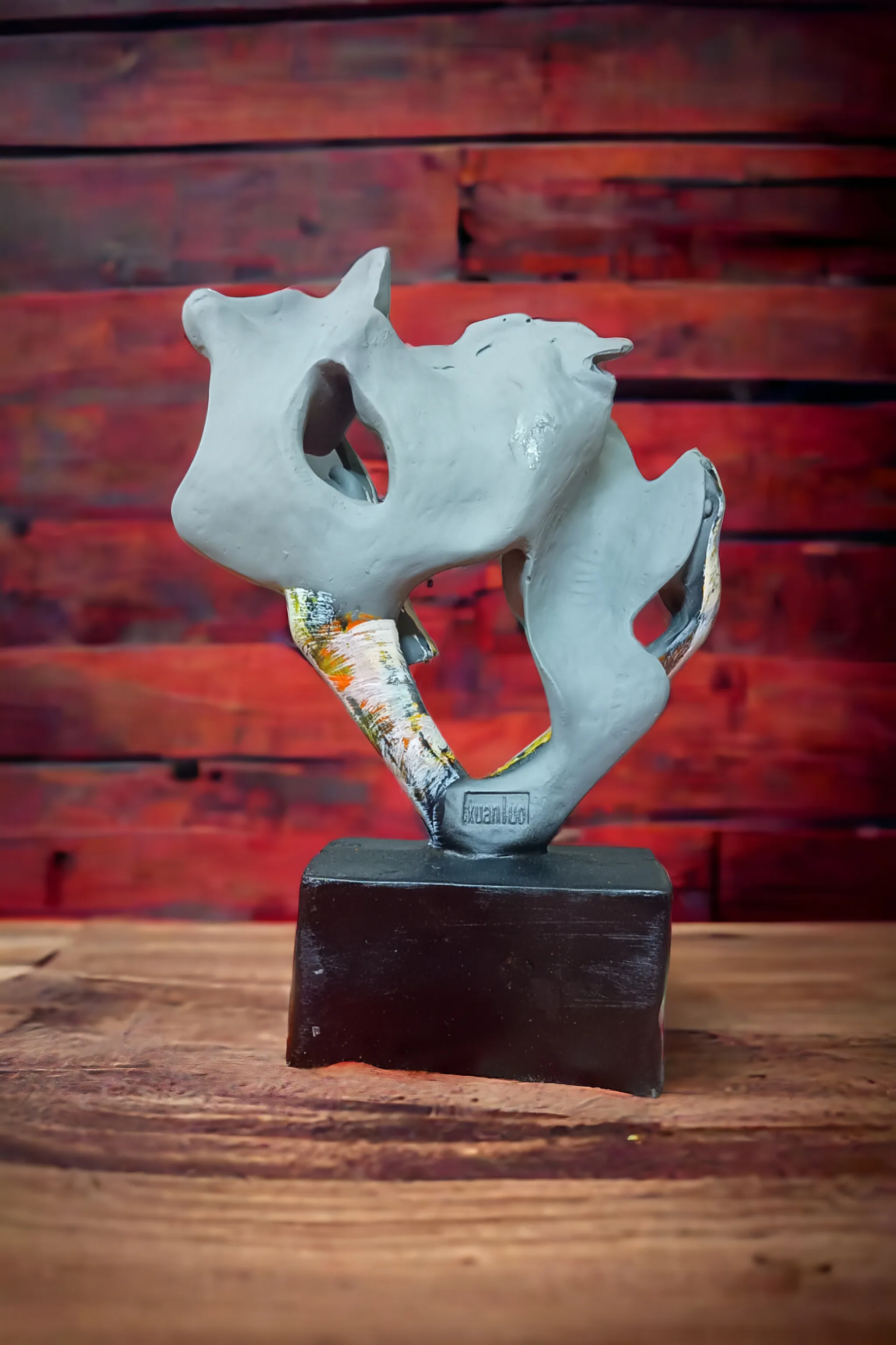 Human Face Lady with Extra Hands Resin Showpiece | Artistic Decorative Sculpture for Home & Office