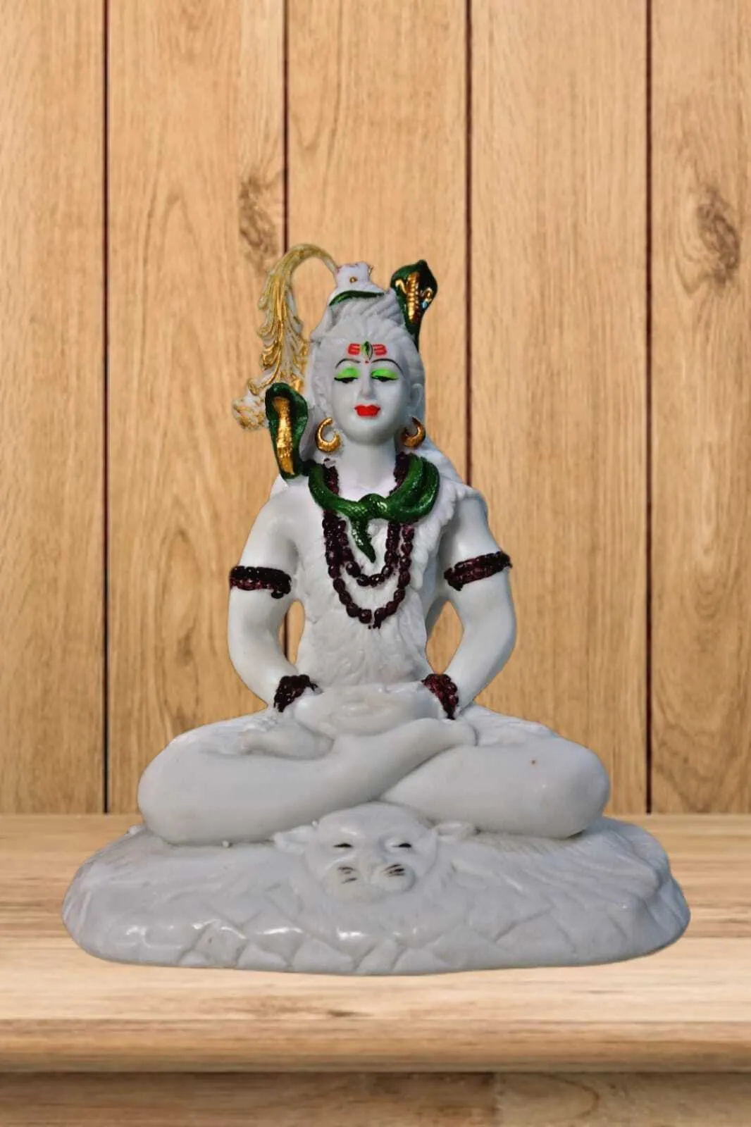 Lord Shiva Meditating Resin Idol | Mahad...