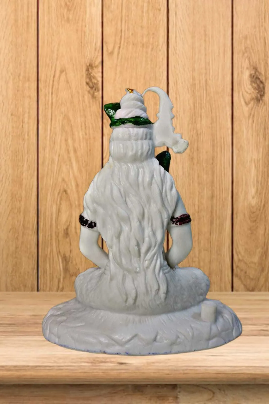 Lord Shiva Meditating Resin Idol | Mahadev Decorative Statue for Home, Office & Temple Décor