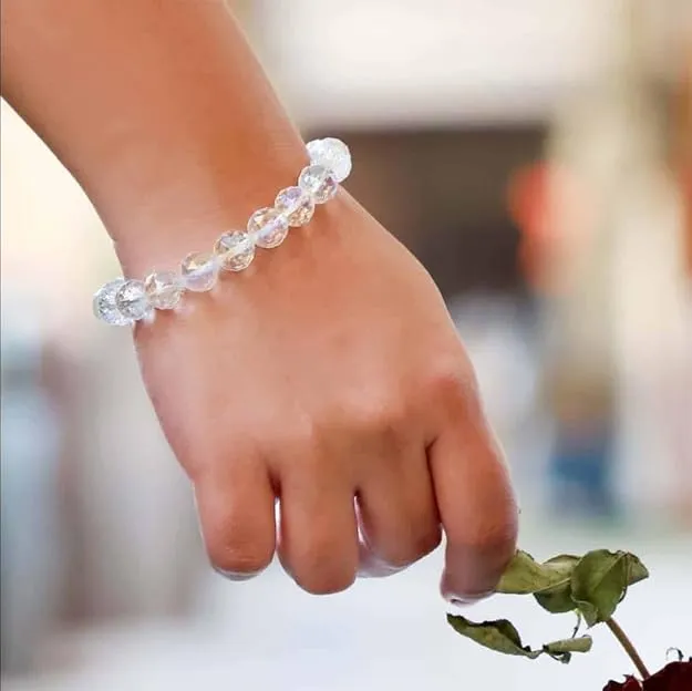Elegant Blue Crystal Bead Bracelet | Unisex Fashion & Party Wear Jewelry