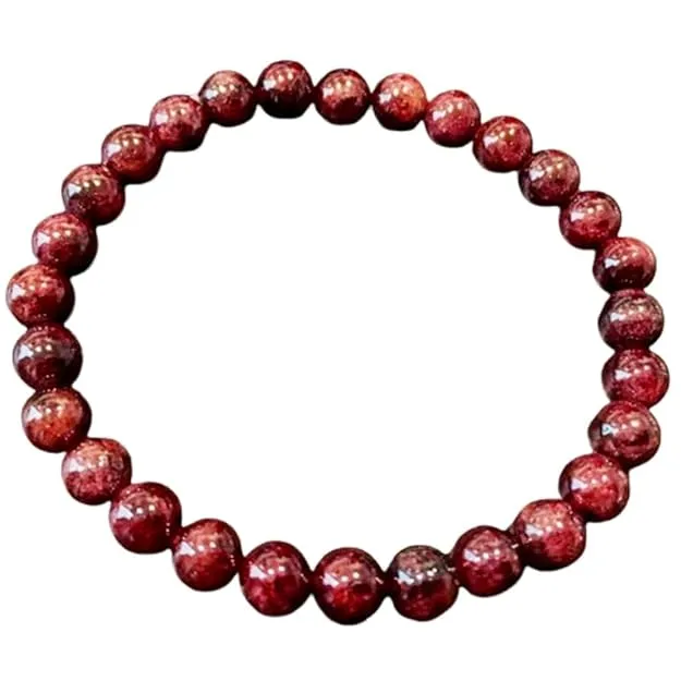 Natural Brown Hakik (Agate) Bead Bracele...