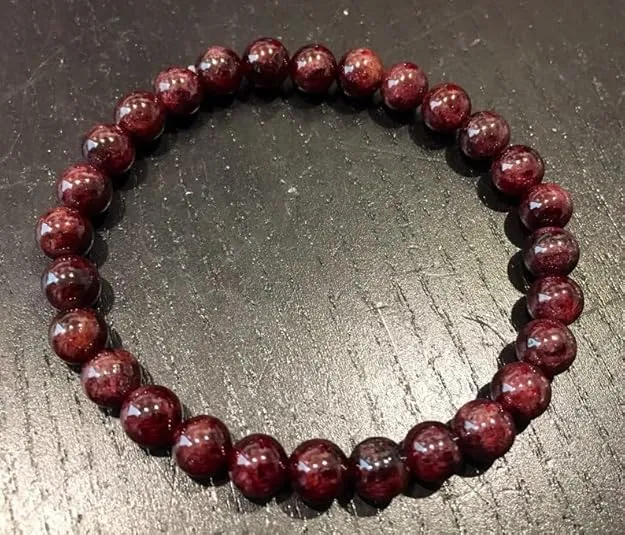 Natural Brown Hakik (Agate) Bead Bracelet | Healing Crystal Bracelet for Men & Women | Lucky Bracelet for Prosperity & Protection