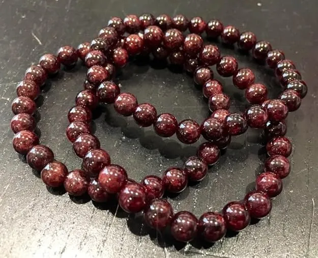 Natural Brown Hakik (Agate) Bead Bracelet | Healing Crystal Bracelet for Men & Women | Lucky Bracelet for Prosperity & Protection