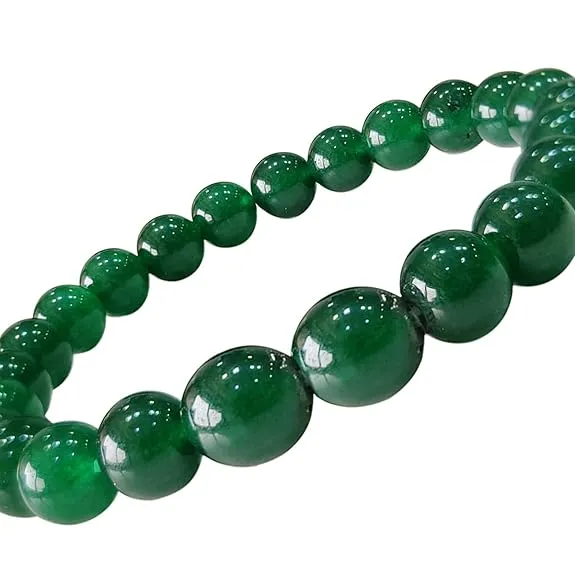 Natural Green Aventurine Bead Bracelet for Men & Women | Healing Crystal Bracelet for Luck, Prosperity & Positive Energy